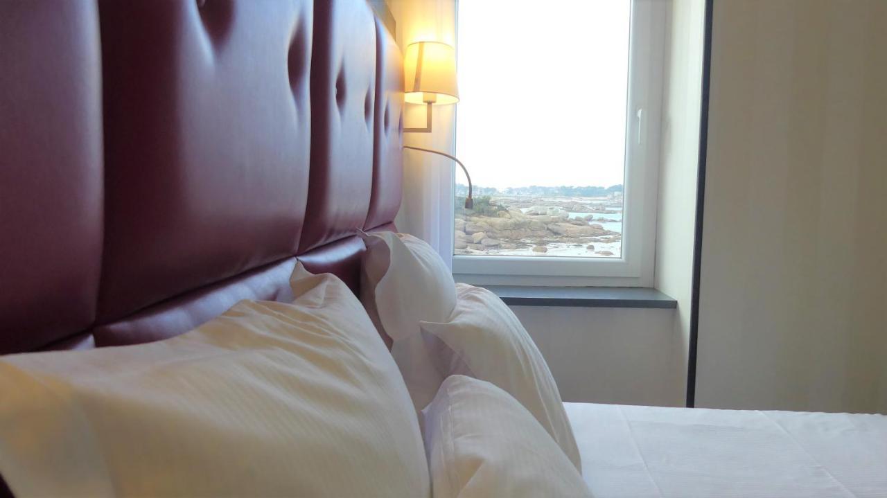 פרוס-גירק Logis Hotel Saint Guirec Et De La Plage מראה חיצוני תמונה