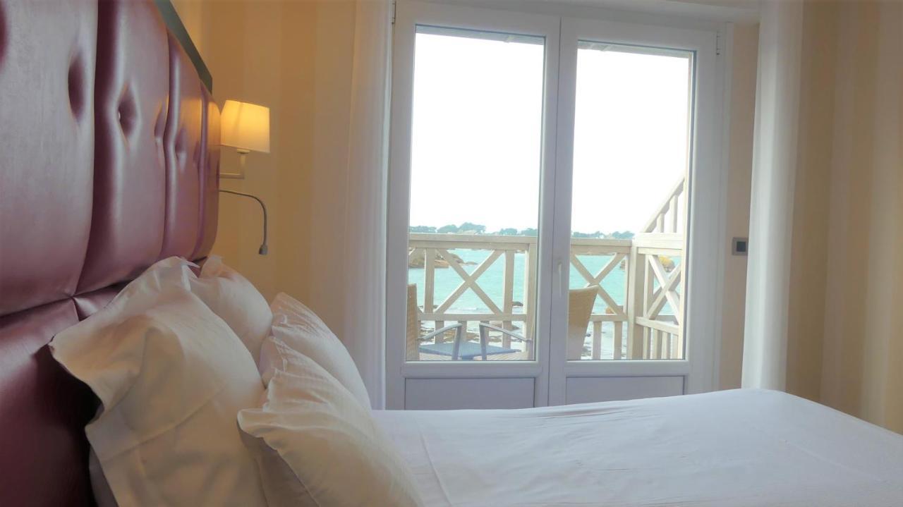 פרוס-גירק Logis Hotel Saint Guirec Et De La Plage מראה חיצוני תמונה
