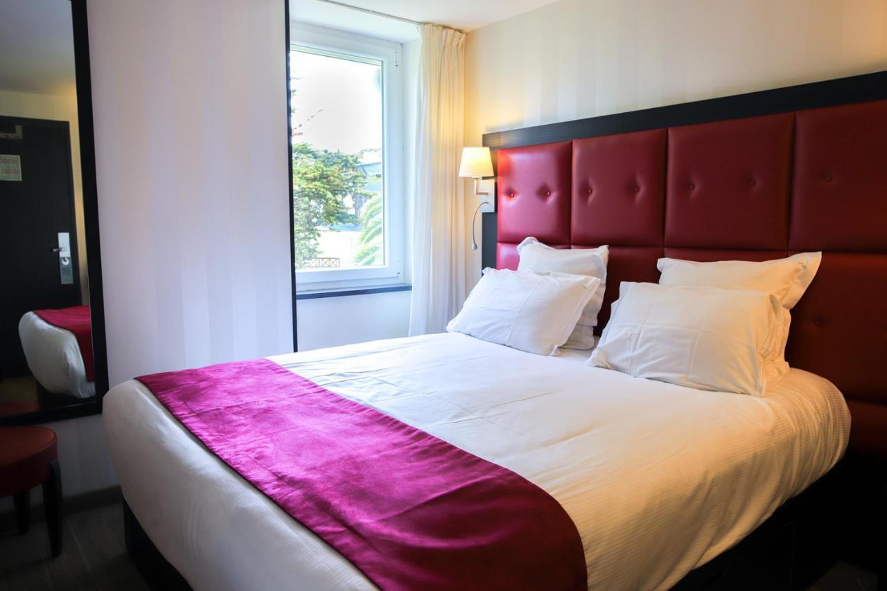 פרוס-גירק Logis Hotel Saint Guirec Et De La Plage מראה חיצוני תמונה
