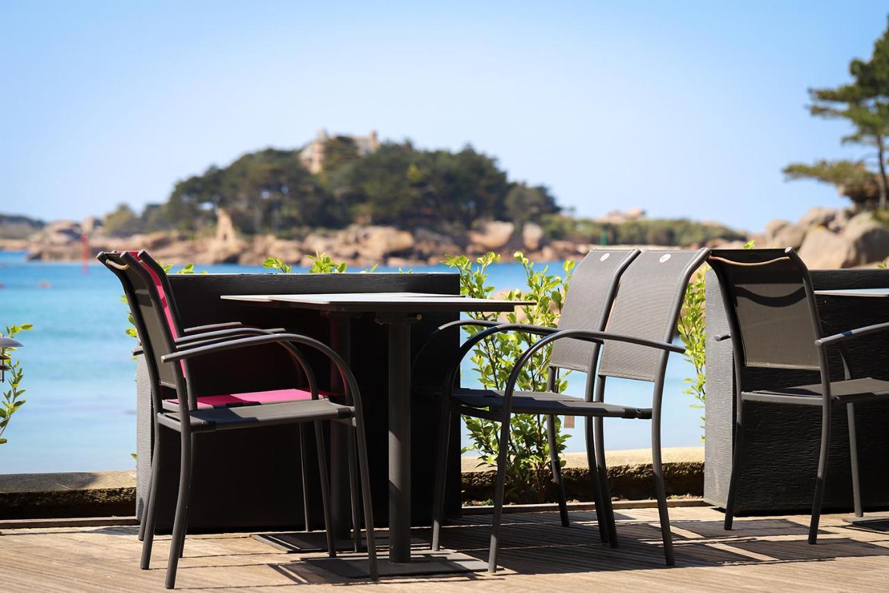 פרוס-גירק Logis Hotel Saint Guirec Et De La Plage מראה חיצוני תמונה